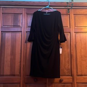 Chaps Black Dress